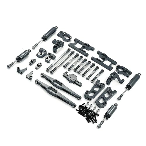 EHxCUF Metall-Upgrade-Teile, 12-teiliges Set Kompatibel mit ferngesteuerte Autos, kompatibel mit 12427, 12428, 12423, FY01, FY02, FY03(Titanium) von EHxCUF