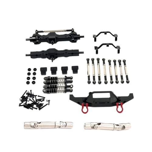 EHxCUF Metall-Upgrade-Teile Kompatibel mit Vorder- und Hinterachsverbindungsstange, kompatibel mit verschiedenen 1/16 RC-Automodellen, einschließlich C14 C24 FY003 von EHxCUF