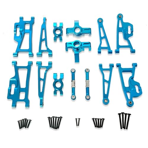 EHxCUF Metall-Upgrade-Teile-Set Kompatibel mit kompatible ferngesteuerte Autos Hyper Go 1/14 14209 14210 H14BM Zubehör(Blue) von EHxCUF