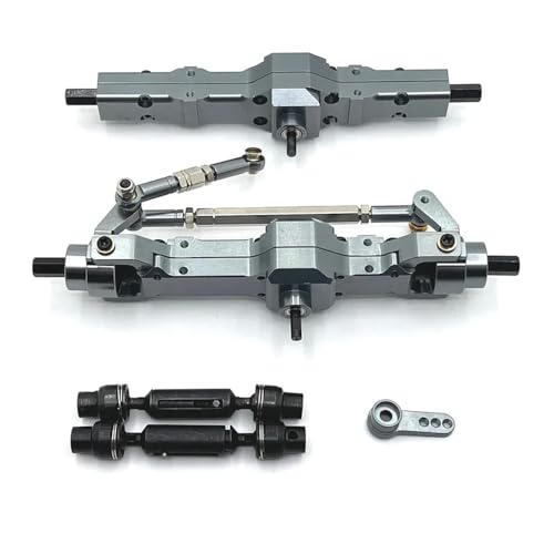 EHxCUF Metall Upgrade Vorder- und Hinterachse Antriebswelle kompatibel mit 1/10 C74 1/16 Fernbedienung Auto Ersatzteile Zubehör(Titanium) von EHxCUF