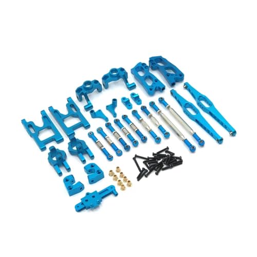 EHxCUF Metall-Upgrade-Zubehör-Set mit 10 Stück Kompatibel mit 1/12 RC-Autos, kompatibel mit 12423 12427 12428 Flyover-Modellen(Blue) von EHxCUF