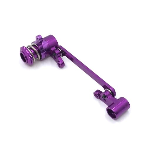 EHxCUF Metalllenkungs-Upgrade-Kit Kompatibel mit 1:12 124016 124017 124018 124019 und 1:14 144001 144002 RC-Autos kompatible Teile(Purple) von EHxCUF