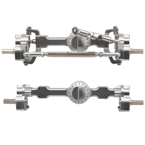 EHxCUF Upgrade der CNC-Vollmetall-Portalachse vorne und hinten, kompatibel mit MN D91 D99 D99S MN99S MN98 MN90 1/12 RC-Autoteilen von EHxCUF