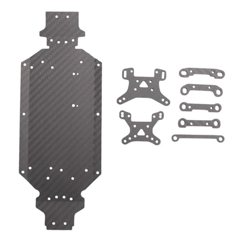 Kohlefaser-Stoßdämpferarm-Upgrade-Teile, kompatibel mit RC-Autos im Maßstab 1:14, Modelle 144001, 144002, 144010 Racing EMB-T von EHxCUF