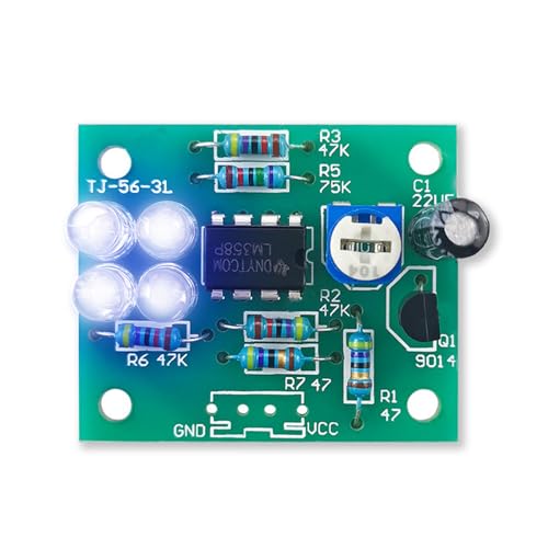 EIELE LED-Atemlicht Lötübungsset Löt-Lernprogramm Für Elektronik Elektronisches Löten Lernen Und Lehren Lötarbeiten Erforderlich 1Stück (Löten Erforderlich) von EIELEDIY