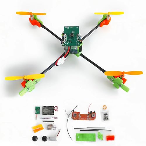 DIY Drone Kit Remote Control Quadcopter Drone Soldering Practice Kit Mint-Projekte Start und Landung per Knopfdruck Kopfloser Modus von EIELEDIY