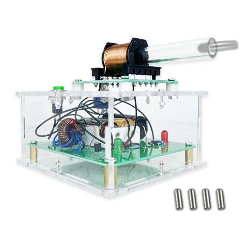 EIELE Elektromagnetischer Sender Elektronik bausatz löten bausatz DIY Kreatives Schießspielset Elektronisches Mini Spannungswandlermodul Lötset Erwachsene (Löten erforderlich) von EIELEDIY