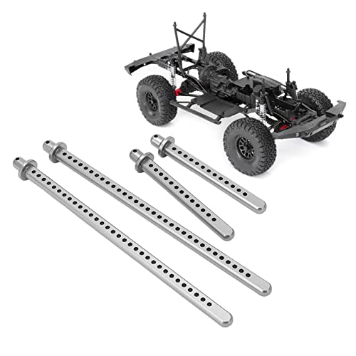 EIMSOAH 4-teilige RC-Car-Shell-Säule, Aluminiumlegierung Vorne und Hinten, Verlängerte Karosserie, Post-Mount-Shell für Axial SCX10 90046 1/10 RC Car von EIMSOAH