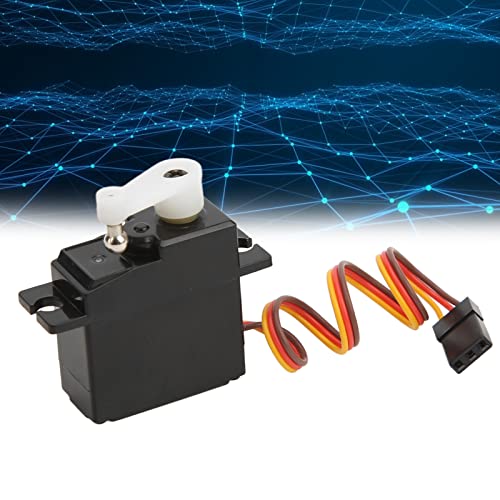 EIMSOAH RC-Digitalservo, Geräuscharmes, Empfindliches Lenkkunststoff-Digitalservo mit Arm für WLtoys 124016 124017 144010 1/14 RC-Autos, Autozubehör von EIMSOAH