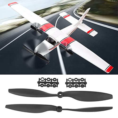 EIMSOAH RC-Flugzeugpropeller, Positive Negative Propeller, Schwarzes Nylon, Flexibles Aerodynamisches Design, Einfache Montage, RC-Zubehör für RC-Flugzeuge von EIMSOAH