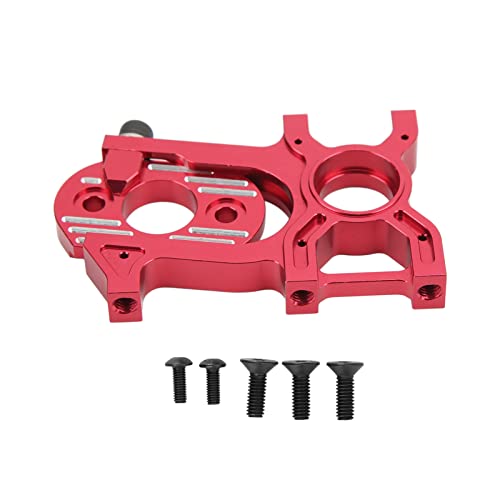 EIMSOAH RC-Motorhalterung, RC-Motorbasis, Fester Motorhaltersitz, 2-teiliges Design aus Aluminium für Ferngesteuertes Fahrzeug Arrma 6s Kraton 1/8 (Rot) von EIMSOAH