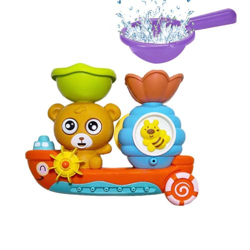 Badespielzeug Ab 3 Jahre, Badespielzeug, Wasserspielzeug Kinder, Badewanne Spielzeug Kinder, Bär Und Bee, Wasser Spielzeug Kinder Geschenk Mädchen Junge von EIMZU