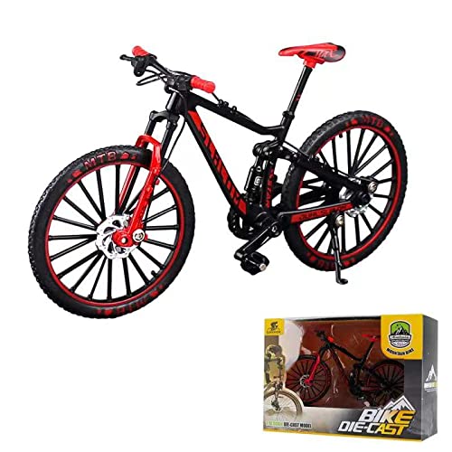 EIMZU Mini-Mountainbike-Spielzeug, 1:10 Simuliertes Fahrrad-Modell, Fahrrad-Modell, Legierung Finger Mountainbike Modell Ornamente von EIMZU