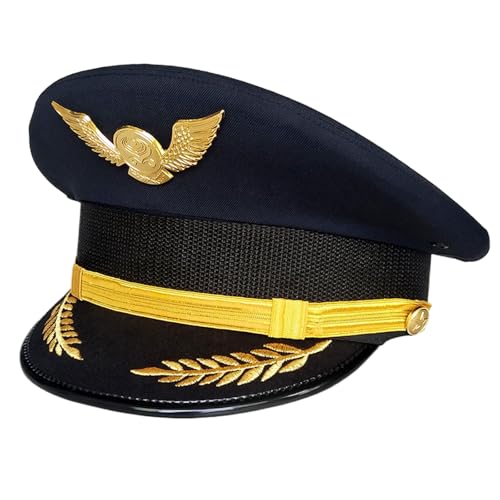 EINCORN Kapitän Uniform Kapitän Hut für Erwachsene Captain Party Cosplay Kostüm Maskeraden Kapitän Hut für Halloween Party von EINCORN