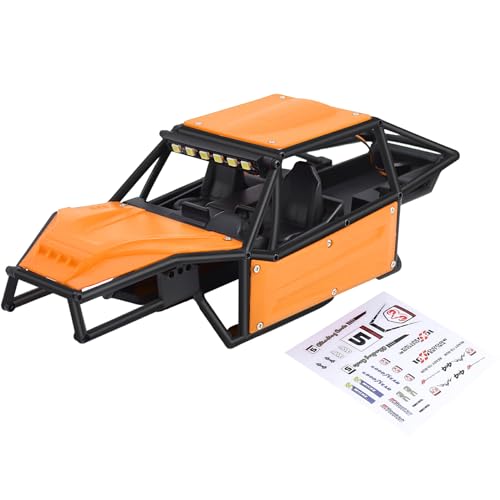 EIOLWJIEO 1 stücke Langlebige Auto Shell Kunststoff Für Trx4m 1/18 Crawler RC Auto Zubehör Ersatz Teile RC Upgrade Teil RC Auto Teil, Orange von EIOLWJIEO