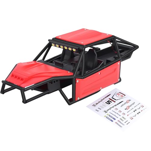 EIOLWJIEO 1 stücke Langlebige Auto Shell Kunststoff Für Trx4m 1/18 Crawler RC Auto Zubehör Ersatz Teile RC Upgrade Teil RC Auto Teil, Rot von EIOLWJIEO