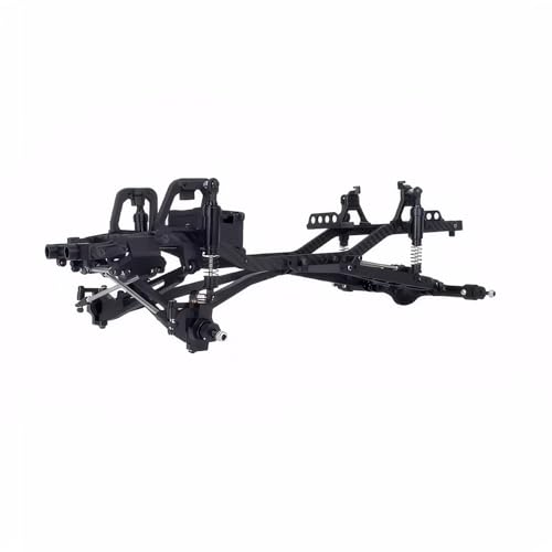 EIOLWJIEO Crawler Auto Rahmen Für 1/10 Aluminium Legierung SCX10 TRX4 Capra Crawler Präzision 1 stücke RC Auto Zubehör Ersatzteile, Schwarz von EIOLWJIEO