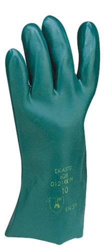 Ekastu 381 628 Polyvinylchlorid Chemiekalienhandschuh Größe (Handschuhe): 10, XL EN 374-1:2017-03/ von Ekastu