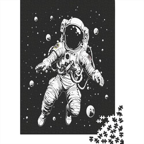 Cartoon Astronaut Puzzlespiel 1000 Teile Puzzle Für Erwachsene Und Kinder Ab 14 Jahren, Erwachsenen Puzzlespiel Puzzel 1000pcs (75x50cm) von EKDKERBDI