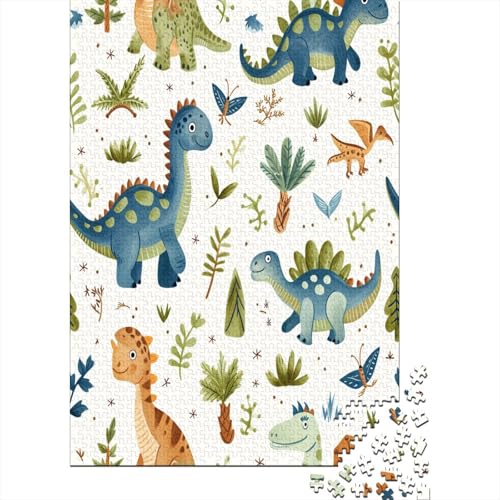 Dinosaurier Puzzle 1000 Teile Puzzle Für Erwachsene Und Kinder Ab 14 Jahren,Puzzlespiel Erwachsenen Puzzlespiel Puzzel 1000pcs (75x50cm) von EKDKERBDI