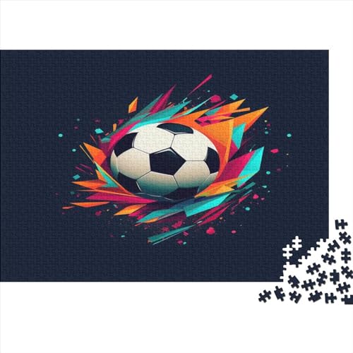 Fußball 1000 Teile Puzzle, Puzzles Für Erwachsene, 1000 Teile Puzzlespiel Für Jugendliche & Erwachsene Puzzlespiel Puzzel 1000pcs (75x50cm) von EKDKERBDI