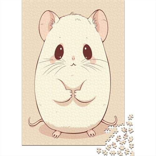 Hamster Puzzle 1000 Teile Puzzle Für Erwachsene Und Kinder Ab 14 Jahren,Puzzlespiel Erwachsenen Puzzlespiel Puzzel 1000pcs (75x50cm) von EKDKERBDI