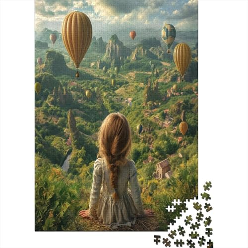 Heißluftballon Puzzlespiel 1000 Teile Erwachsene -Puzzle 1000 Stück Spiel Puzzles Für Erwachsene Kinder Puzzle Erwachsenen Puzzlespiel Puzzel 1000pcs (75x50cm) von EKDKERBDI