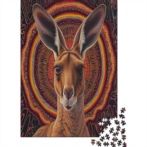 Känguru Puzzle 1000 Teile - Puzzle Für Erwachsene, Puzzle, Puzzlespiel Erwachsenen Puzzlespiel Puzzel 1000pcs (75x50cm) von EKDKERBDI