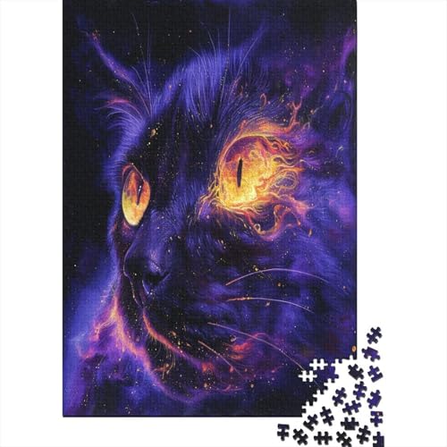 Kat Puzzlespiel 1000 Teile Jigsaw Puzzle 1000 Puzzle FüR Erwachsene Kinder Senioren Erwachsenen Puzzlespiel Puzzel 1000pcs (75x50cm) von EKDKERBDI