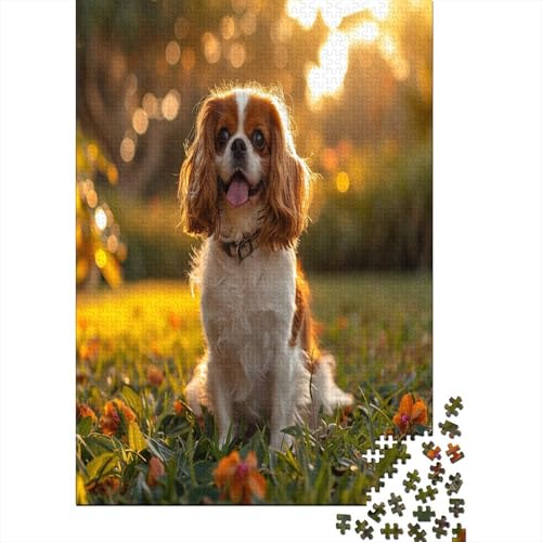 Schwanzer Spaniel Puzzlespiel 1000 Teile Puzzle Für Erwachsene Und Kinder Ab 14 Jahren, Puzzle Erwachsenen Puzzlespi Puzzel 1000pcs (75x50cm) von EKDKERBDI