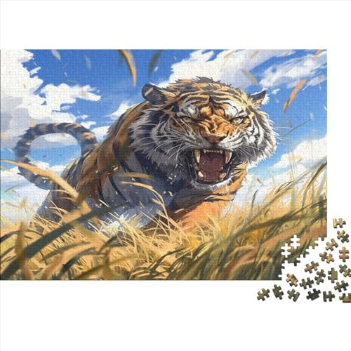 Tiger 1000 Teile Puzzle, Puzzles Für Erwachsene, 1000 Teile Puzzlespiel Für Jugendliche & Erwachsene Puzzlespiel Puzzel 1000pcs (75x50cm) von EKDKERBDI