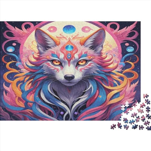 Wolf Puzzle 1000 Teile Puzzle Für Erwachsene Und Kinder Ab 14 Jahren Puzzel 1000pcs (75x50cm) von EKDKERBDI