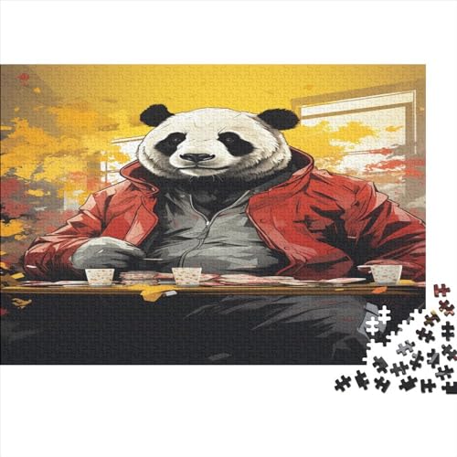 Boss-Panda 1000 Teile Puzzles Für Erwachsene Teenager Stress Abbauen Familien-Puzzlespiel AI Animals Puzzle Lernspiel Spielzeug Geschenk 1000pcs (75x50cm) von EKIDAZ