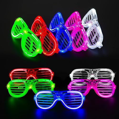 EKKONG LED Brille für Party, Leuchtende Brillen 10 Stück Leuchtbrille Schnelle Brille LED Partybrille LED Glasses für Halloween Geburtstag Karneval Party Spielzeug Geschenk EKKONG LED Brille für Party, Leuchtende Brillen 10 Stück Leuchtbrille Schnelle Brille LED Partybrille LED Glasses für Halloween Geburtstag Karneval Party Spielzeug Geschenk von EKKONG