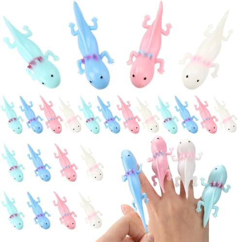 Schleuder Finger Spielzeug, 12 Stück Schleuder Tiere Finger Spielzeug, Schleuder Spielzeug Kinder, Finger Slingshot Toys Gummi, Geschenk für Kinder, Jungen, Mädchen(Zufällige Farbe) von EKKONG