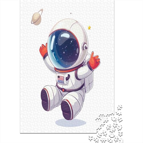 Astronaut 1000 Teile Puzzle Für Erwachsene, Hochwertige Recycelbare MateriAußerirdische Und Druck Puzzlespiel, Familienspiel, Geschenk Für Liebhaber Oder Freunde Puzzel 1000pcs (75x50cm) von EKZLQJWPN