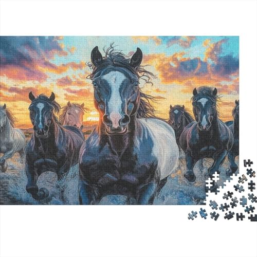 Fine Pferd 1000 Teile Puzzle, Puzzles Für Erwachsene, 1000 Teile Puzzlespiel Für Jugendliche & Erwachsene Puzzlespiel Puzzel 1000pcs (75x50cm) von EKZLQJWPN