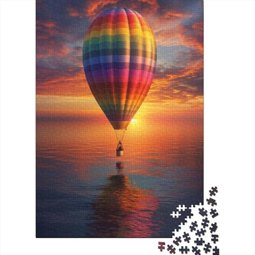 Heißluftballon Puzzle 1000 Teile Für Erwachsene Und Kinder Ab 14 Jahren Für Stressabbauer Puzzel 1000pcs (75x50cm) von EKZLQJWPN