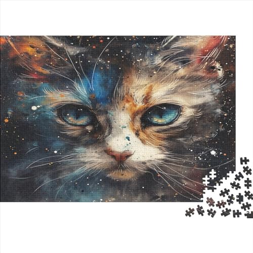 Kat Puzzle 1000 Teile,Puzzle Für Erwachsene, Impossible Puzzle, GesKükenlichkeitsspiel Für Die Ganze Familie,Puzzle Legespiel- Erwachsenenpuzzle Puzzel 1000pcs (75x50cm) von EKZLQJWPN