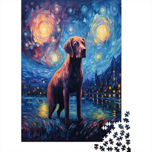 Labradorhund Puzzle 1000 Teile Puzzle Für Erwachsene Und Kinder Ab 14 Jahren Puzzel 1000pcs (75x50cm) von EKZLQJWPN