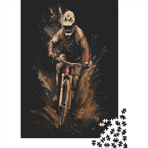 Mountainbike Puzzle 1000 Teile,Puzzle Für Erwachsene, Impossible Puzzle, GesKükenlichkeitsspiel Für Die Ganze Familie,Puzzle Legespiel- Erwachsenenpuzzle Puzzel 1000pcs (75x50cm) von EKZLQJWPN