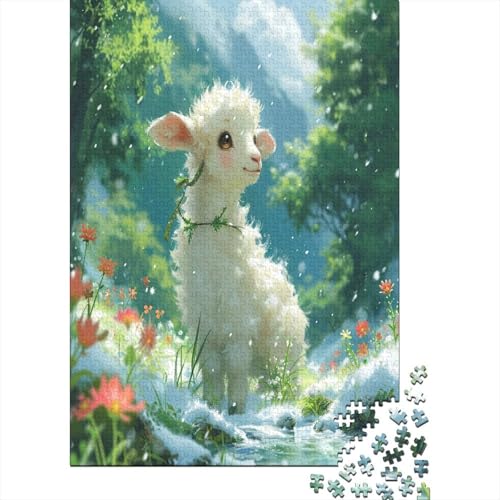 Schafe Puzzle 1000 Teile Puzzle Für Erwachsene Und Kinder Ab 14 Jahren Puzzel 1000pcs (75x50cm) von EKZLQJWPN