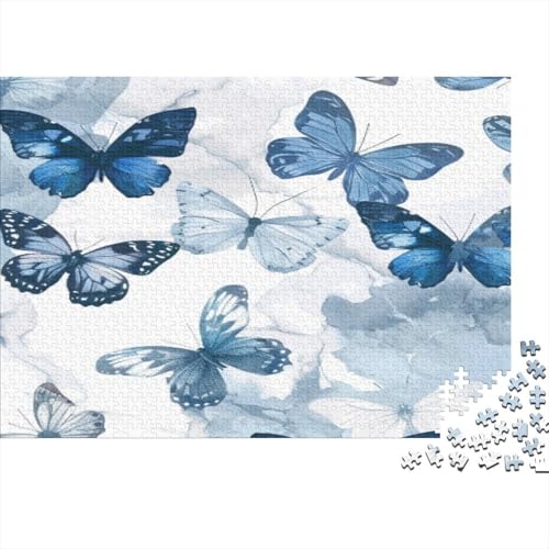 Schmetterling Puzzle 1000 Teile,Puzzle Für Erwachsene, Impossible Puzzle,Puzzle Farbenfrohes Legespiel,GesKükenlichkeitsspiel Für Die Ganze Familie Puzzel 1000pcs (75x50cm) von EKZLQJWPN