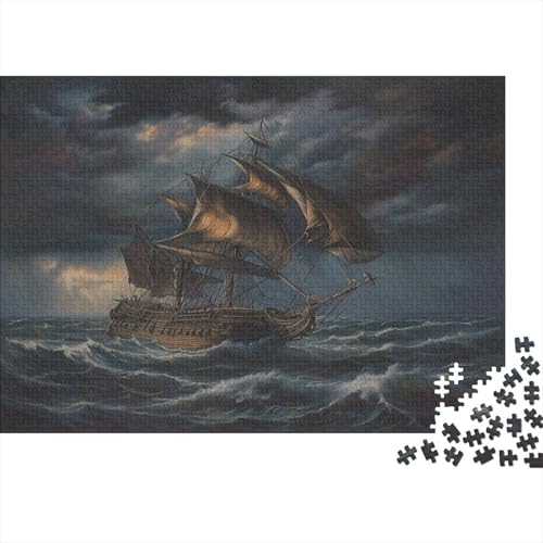 Segelboot Puzzlespiel 1000 Teile Puzzle Für Erwachsene Und Kinder Ab 14 Jahren, Puzzle Erwachsenen Puzzlespi Puzzel 1000pcs (75x50cm) von EKZLQJWPN