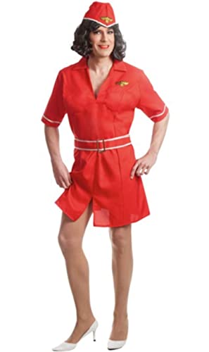 Zzcostumes Stewardess Kostüm für Einen Mann von El Rey del Carnaval