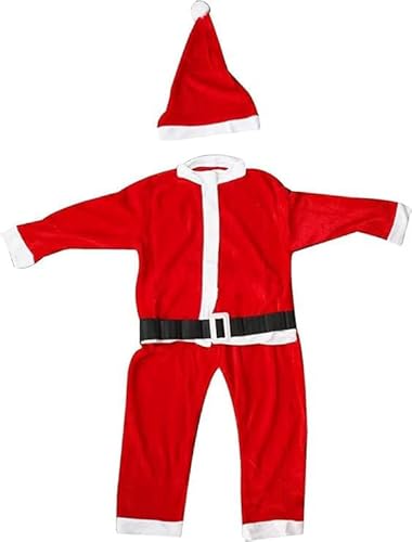 ELAELA Weihnachtsmann- oder Weihnachtsmann-Kostüm für Kinder zu Weihnachten oder Cosplay (2-3 Jahre, Kinder) von ELAELA