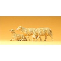 PREISER 47057 Elastolin Tierfiguren 1:25 3 Schafe von ELASTOLIN