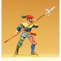 PREISER 52309 Elastolin Sammlerfiguren 1:25 Landsknecht mit Spieß von ELASTOLIN