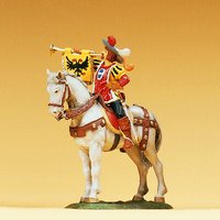 PREISER 52352 Elastolin Sammlerfiguren 1:25 Fanfarenbläser zu Pferd von ELASTOLIN