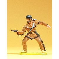 PREISER 54554 Elastolin Sammlerfiguren 1:25 Trapper, mit Revolver schieße von ELASTOLIN